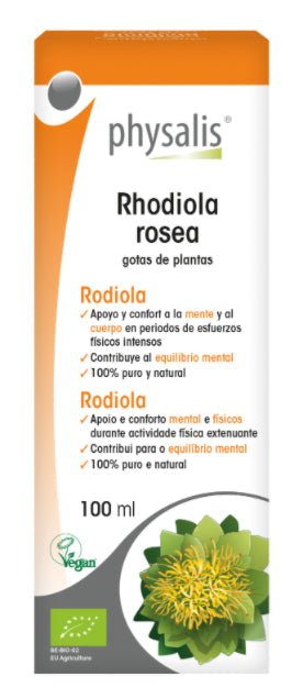 Tintura de Rhodiola y Physalis 100 ml – Energía y Equilibrio Mental