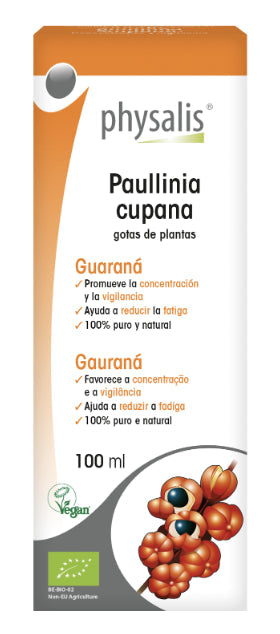 Tintura de Guaraná Physalis 100 ml – Energía Natural y Concentración