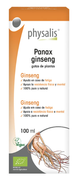 Tintura de Ginseng y Physalis 100 ml Energía Natural