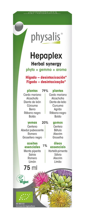 Hepaplex Physalis 75ml Extracto Detoxificante para Hígado y Riñones
