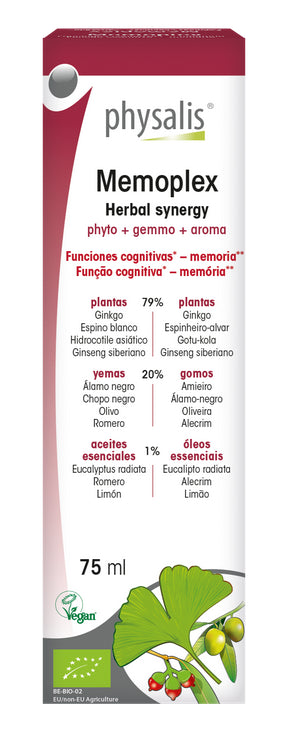 Memoplex Physalis 75ml Extracto Natural para Mejora Cognitiva
