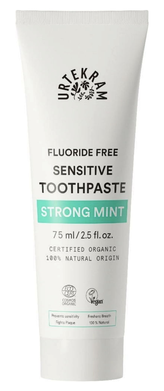 Pasta Dental Vegana de Menta Fuerte Urtekram 75 ml