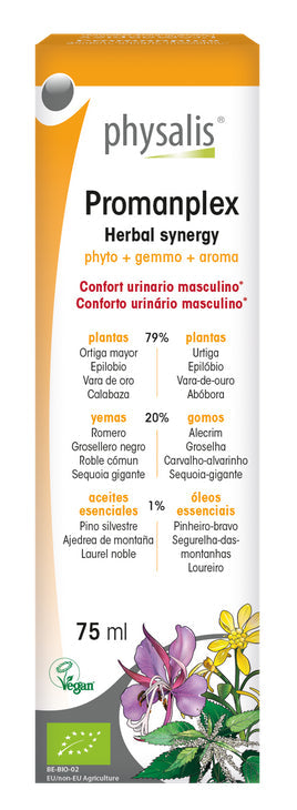 Promanplex Physalis 75 ml Extracto Natural para Salud Urinaria Masculina