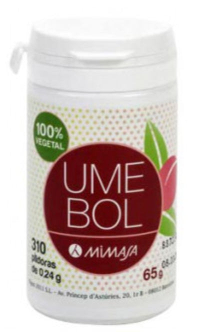 Umebol Mimasa 310 píldoras - Extracto de ciruela umé y jinenjo
