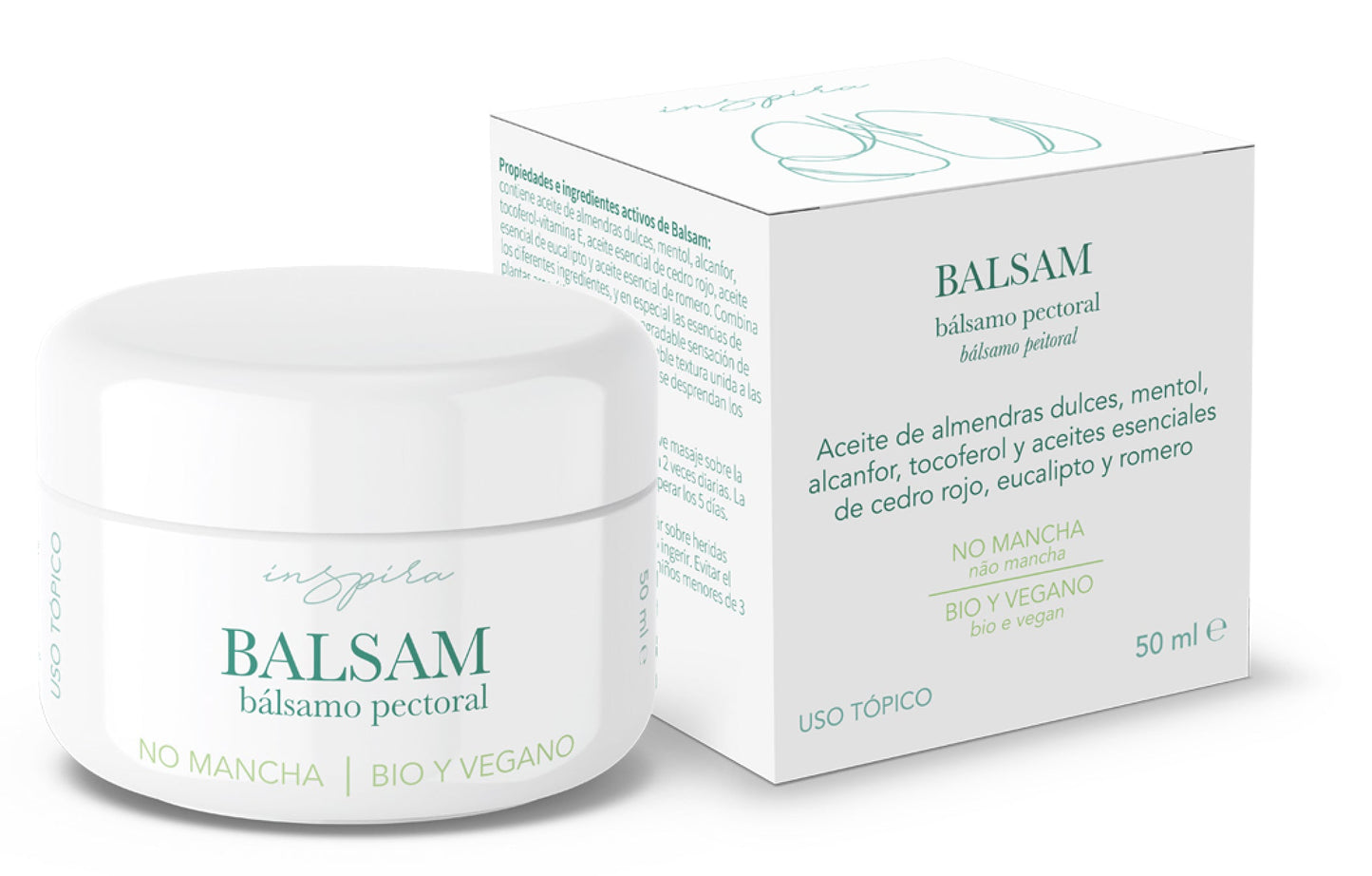Bálsamo Pectoral Herbora 50 ml Con Alivio Natural Respiratorio