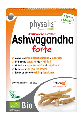 Ashwagandha Forte 600 mg con KSM-66 – 30 comprimidos energéticos