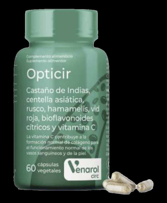 Opticir Herbora 60 cápsulas para aliviar varices y piernas cansadas