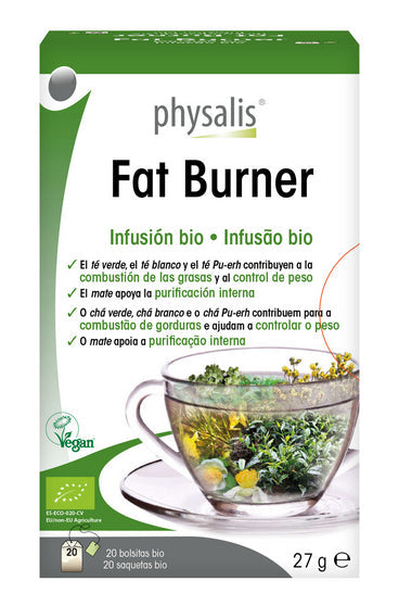 Physalis Fat Burner Infusión 20 Filtros para Control de Peso