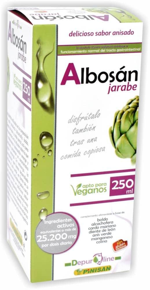 Jarabe Albosán Detox Herbal Pinisan 250 ml Salud Hepática