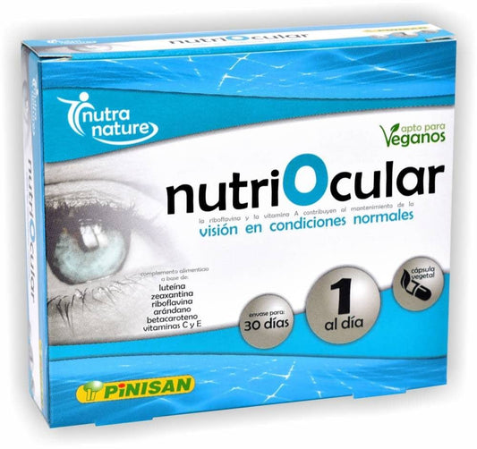 Nutriocular Pinisan 30 Cápsulas Suplemento Ocular con Luteína