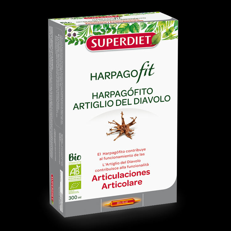 Suplemento Harpagófito BIO Superdiet 20 Ampollas para Articulaciones