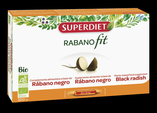 Rabanofit BIO Suplemento Detox de Rábano Negro 20 Ampollas