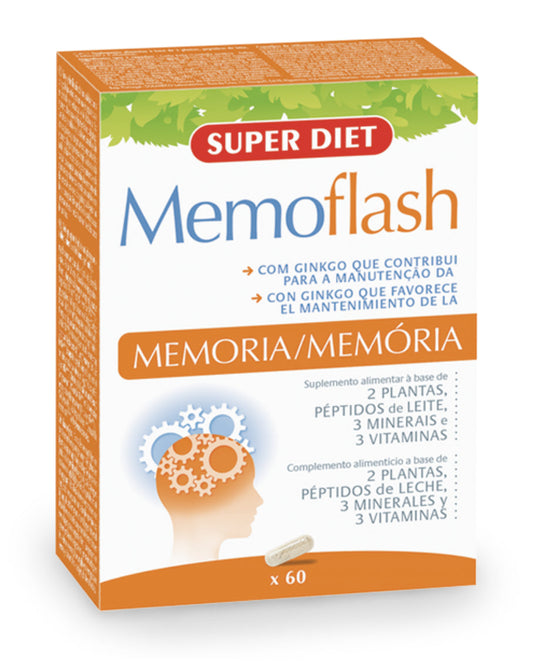 Memoflash Superdiet 60 Cápsulas para Memoria y Concentración