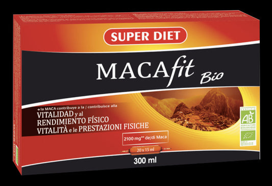 Macafit Ampollas BIO Superdiet 20 energizantes para vitalidad