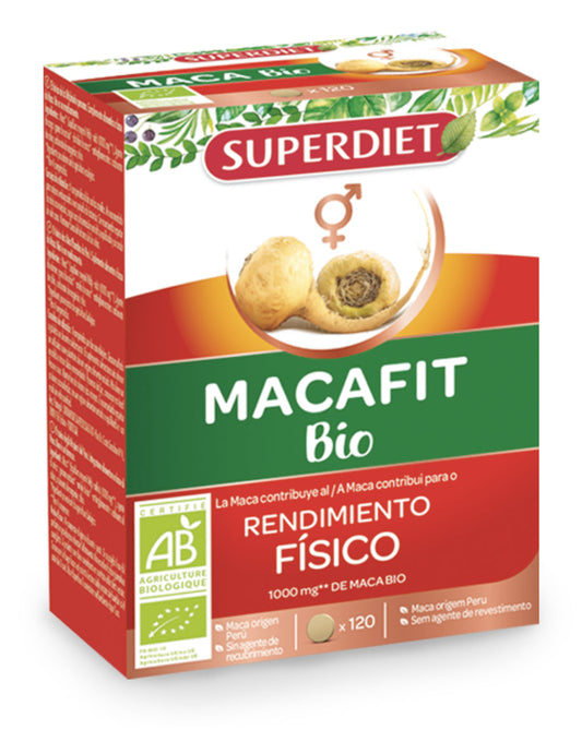 Macafit BIO Superdiet 120 comprimidos de Maca energizante natural