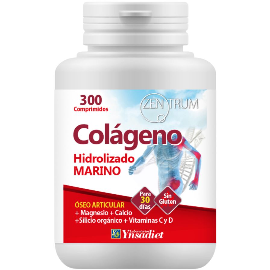 Zentrum Colageno Marino Hidrolizado 300comp Ynsadiet