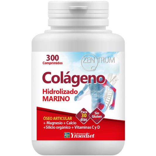 Zentrum Colageno Marino Hidrolizado 300comp Ynsadiet