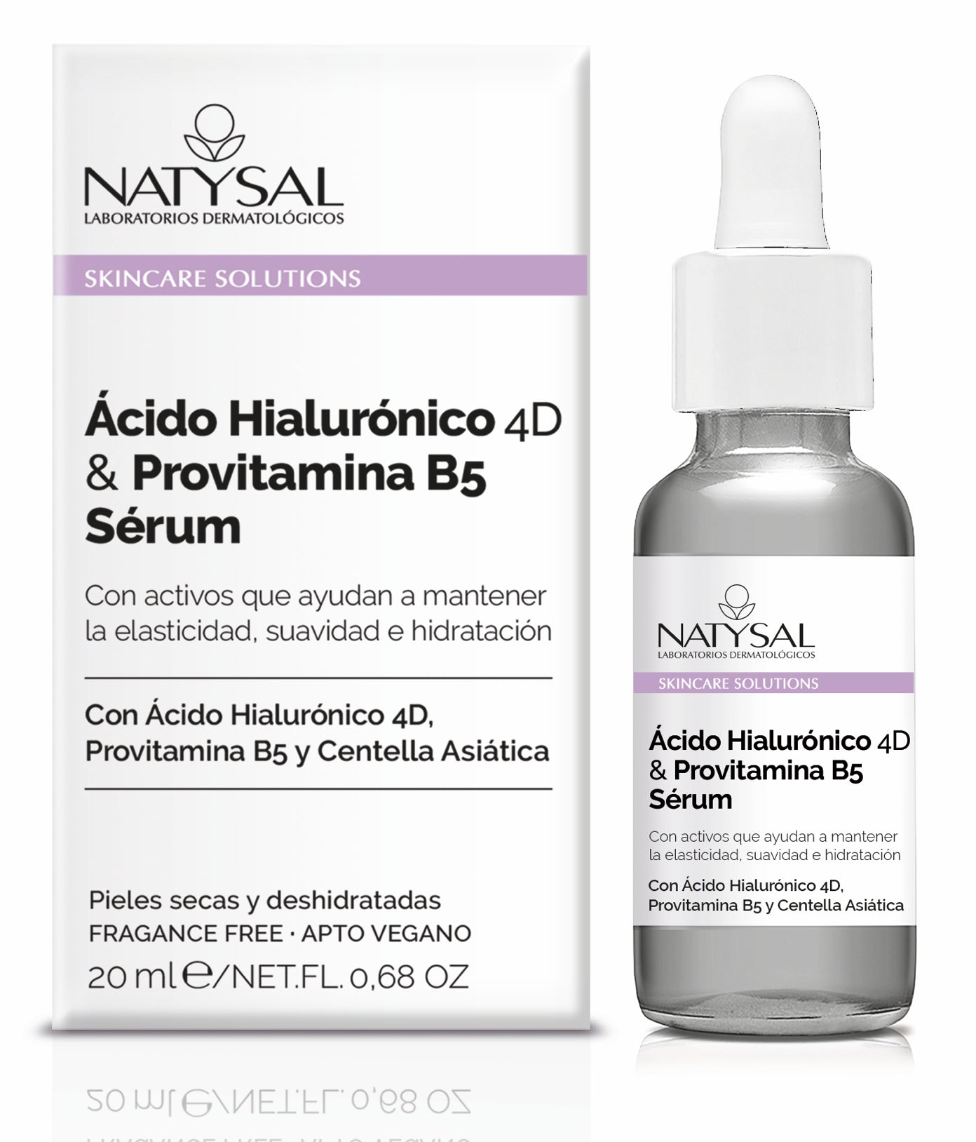 Sérum 4D Ácido Hialurónico con Provitamina B5 Natysal 20 ml