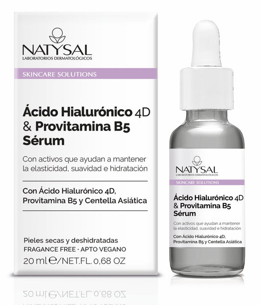 Sérum 4D Ácido Hialurónico con Provitamina B5 Natysal 20 ml