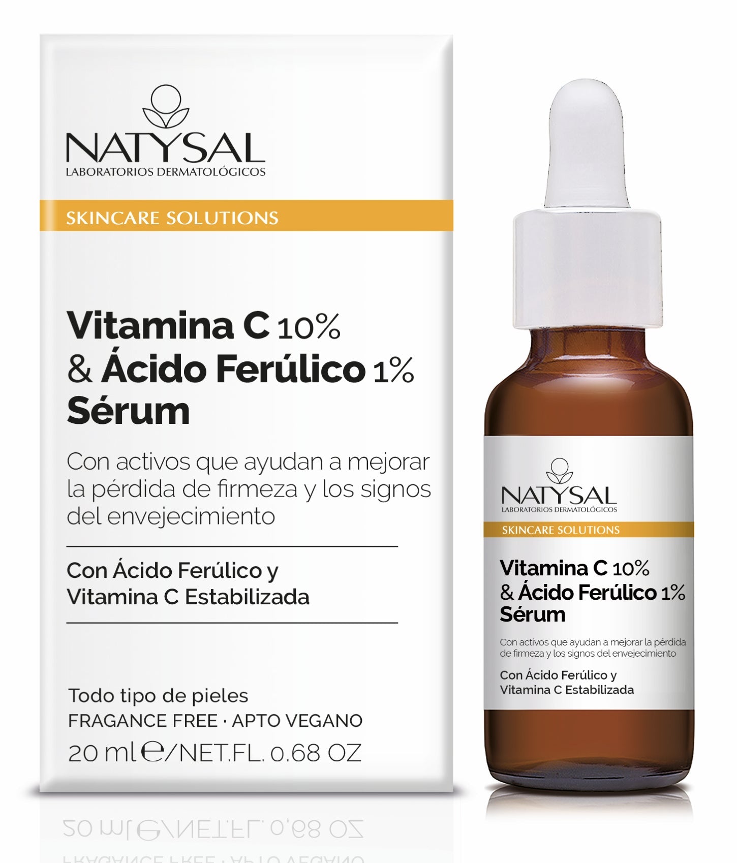 Serum facial Natysal con Vitamina C y Ácido Ferúlico 20 ml