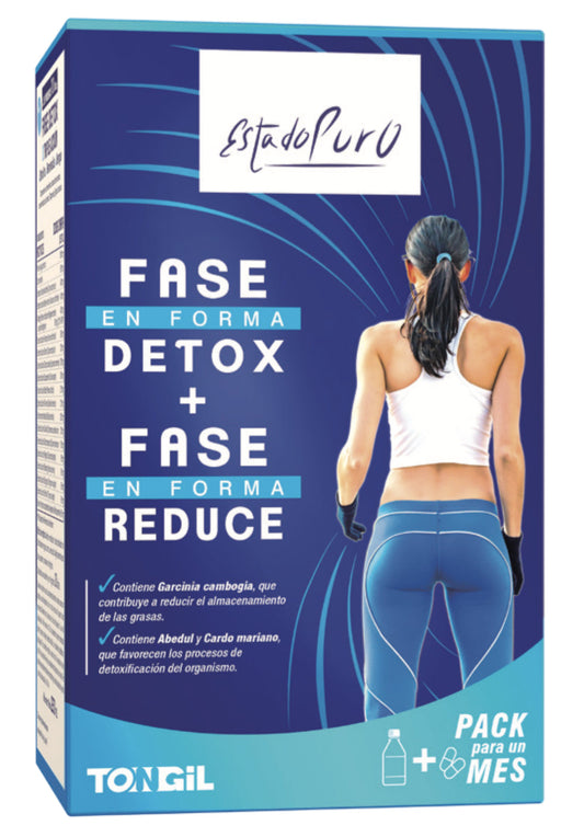 Pack Detox y Reduce Tongil 250ml + 40 Cápsulas Quemagrasas Natural