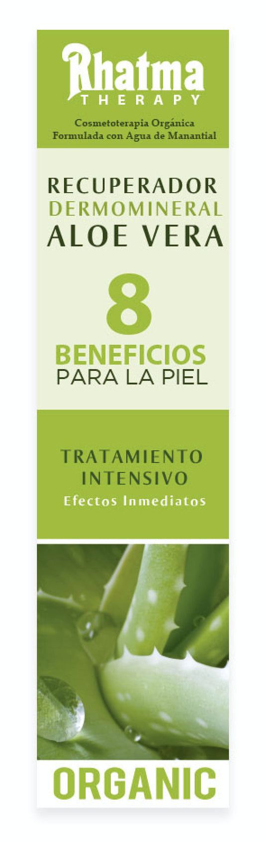 Crema Recuperadora Dermomineral Aloe Vera 300ml Hidratación Intensiva