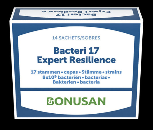 Bacteri 17 Expert Resilience – 14 sobres de probióticos premium
