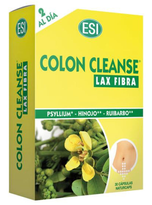Suplemento Colon Cleanse Lax Fibra – 30 Cápsulas Digestivas