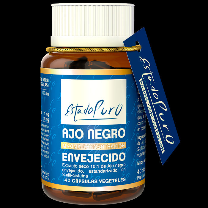 Ajo Negro Envejecido Tongil 40 Cápsulas - Antioxidante y Cardioprotector