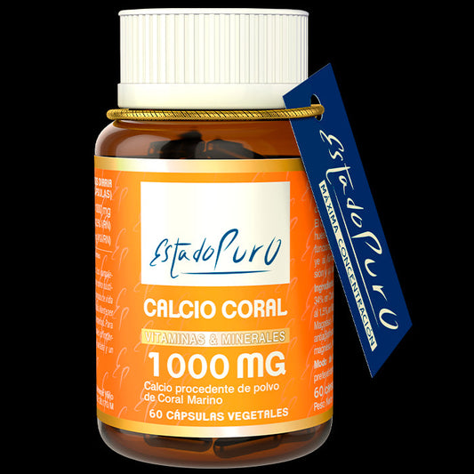 Calcio Coral 1000 mg Alta Biodisponibilidad – 60 Cápsulas Naturales