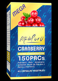 Cranberry Mega 150 de Tongil 40 cápsulas para salud urinaria