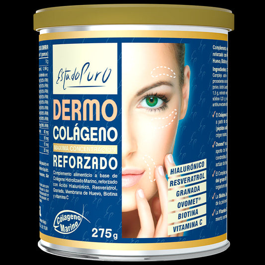 Suplemento Dermo Colágeno Reforzado Tongil 275 g con Vitamina C y Resveratrol