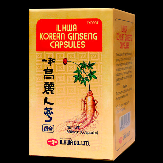 Ginseng Coreano IL HWA 100 Cápsulas Vitalidad Premium