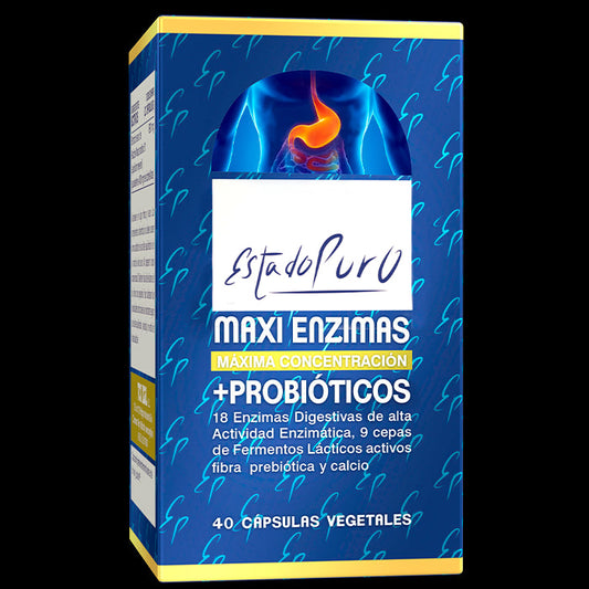 Maxi Enzimas con Probióticos Tongil 40 Cápsulas Alta Potencia Digestiva