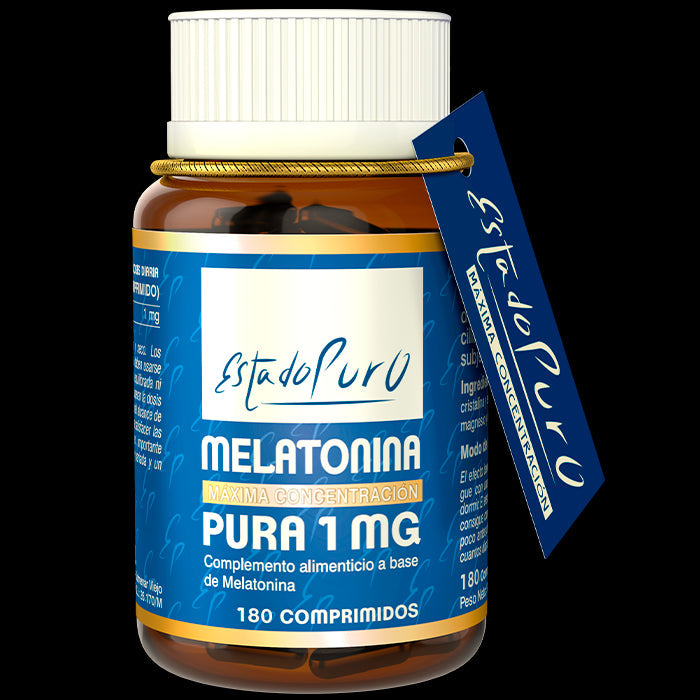 Melatonina Pura 1 mg Tongil - 180 comprimidos para sueño profundo