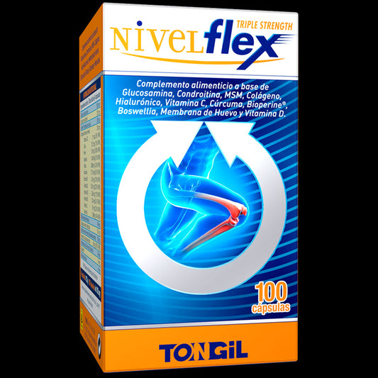 NivelFlex Tongil 100 Cápsulas Suplemento Articular Natural para Movilidad