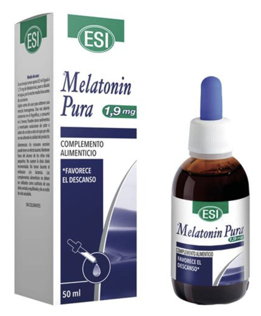 Suplemento de Melatonina Pura en Gotas 1,9 mg 50 ml ESI