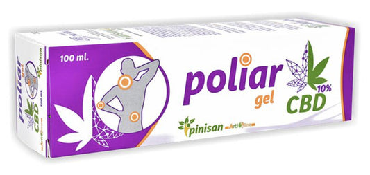 Gel CBD Poliar 100 ml de Pinisan para alivio natural