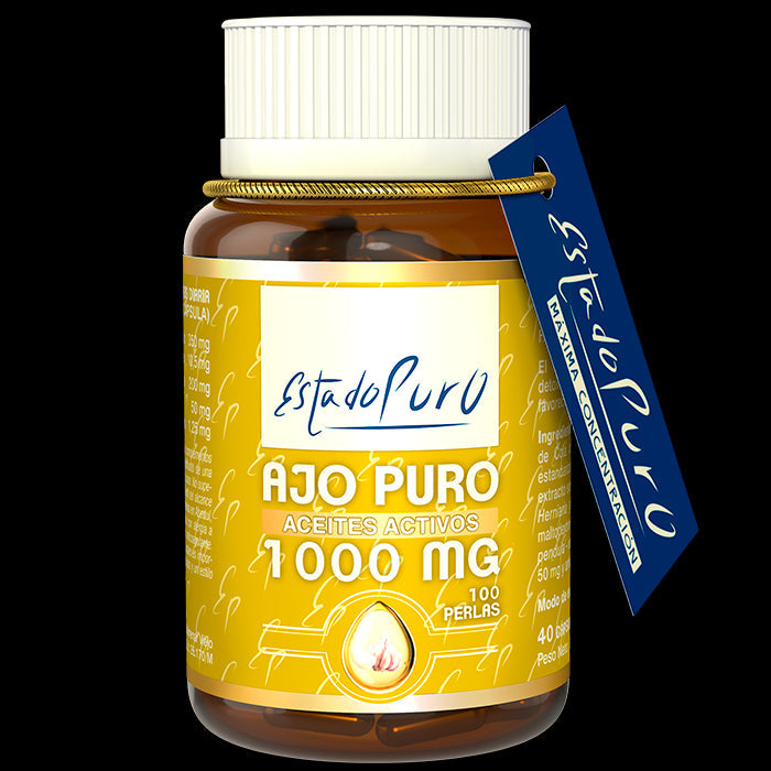 Ajo puro 1000 mg en perlas – 100 cápsulas Tongil