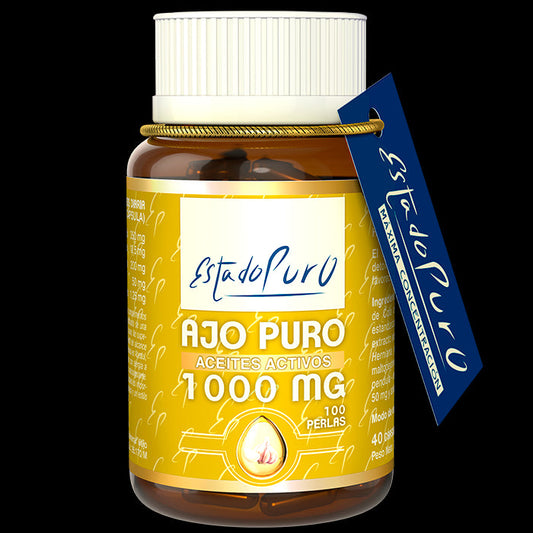 Ajo puro 1000 mg en perlas – 100 cápsulas Tongil