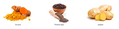 Novadiet – Curcurina - Cápsulas con Cúrcuma, Pimienta Negra, Jengibre, Para Huesos, Músculos y Articulaciones, Disminuye la Inflamación, Alivia y Reduce el Dolor - 30 Cápsulas