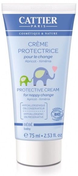 Crema Protectora Cattier 75ml para Cambio de Pañal