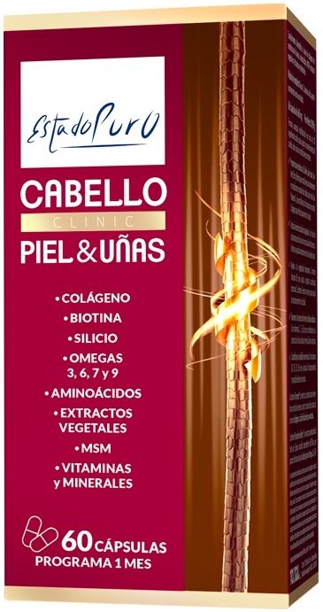 Suplemento Multivitamínico para Cabello, Piel y Uñas - 60 Cápsulas