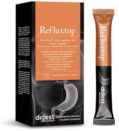 Refluxtop Herbora antiácido natural 14 sticks alivia acidez