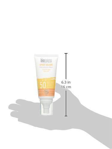 Bioregena - Crema solar, factor de protección 50, ideal para pieles claras, sensibles y niños mayores de 3 años, spray 90 ml.