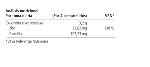 Vitae Chlorella Plus 120 comprimidos | Alga de Chlorella para depurar el organismo | Detox | Función depurativa