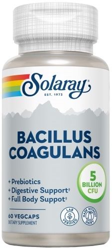 Bacillus Coagulans Solaray 60 Cápsulas Probiótico Digestivo Potente