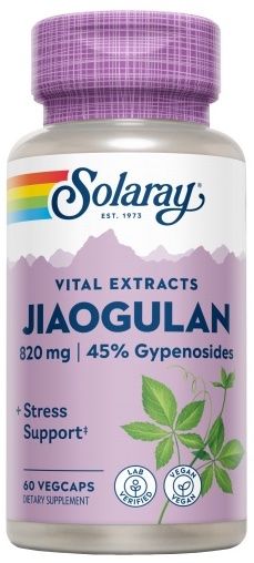 Jiaogulan Solaray 60 Cápsulas Veganas Antioxidantes y Adaptógenas