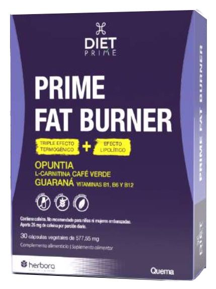 Prime Fat Burner Diet Prime de Herbora 30 Cápsulas Termogénicas