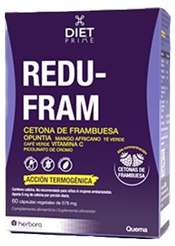 Redufram Diet Prime Quemador de Grasa con Cetonas, 60 Cápsulas